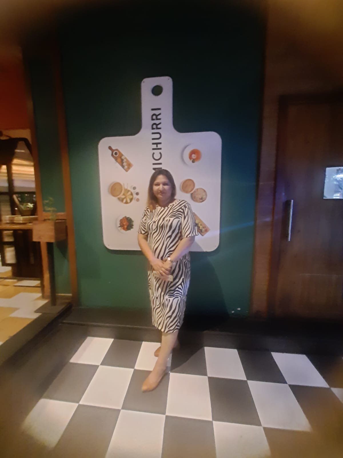At an industry hospitality event