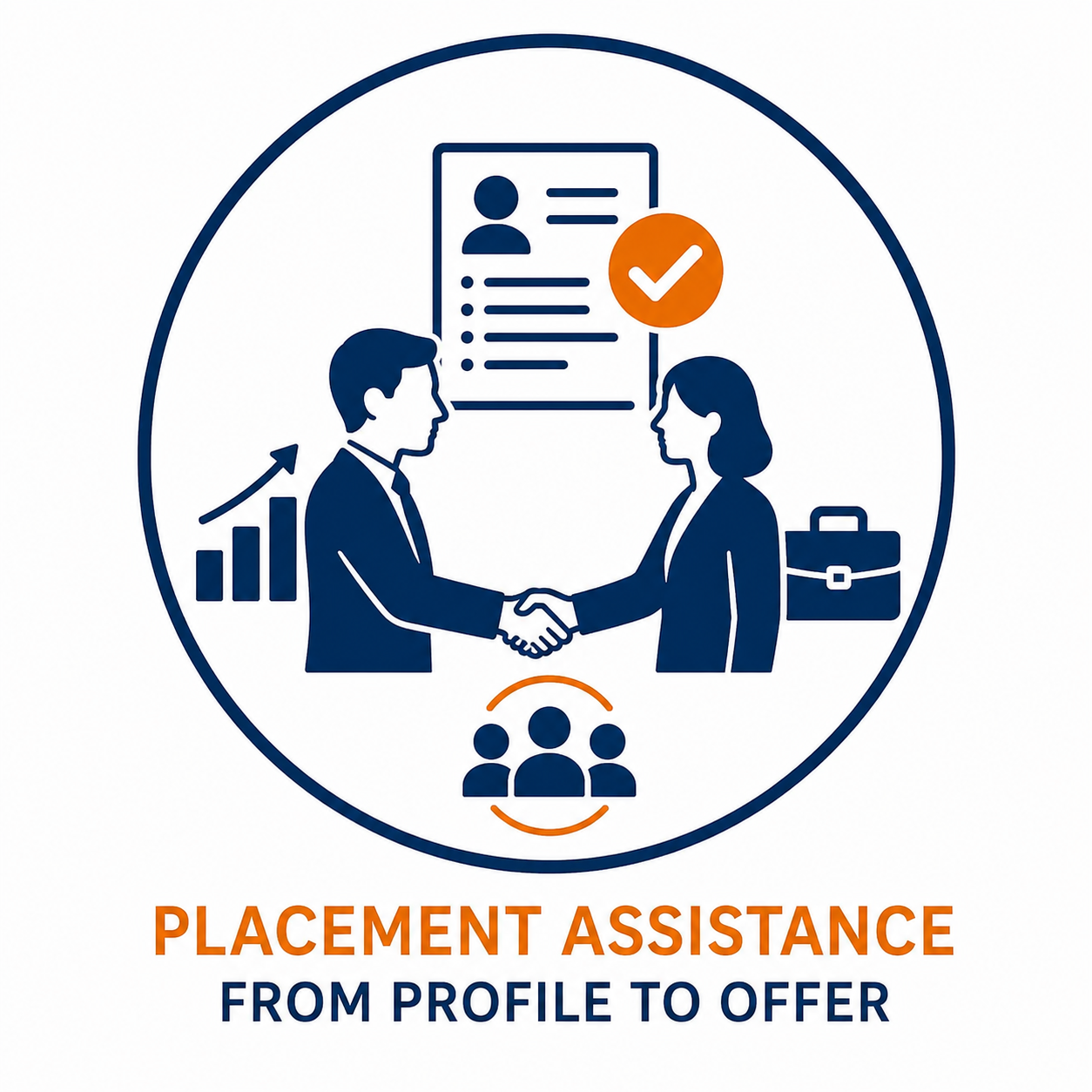 Placement Assistance — from profile to offer